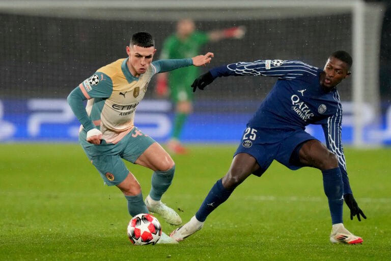 City y PSG en riesgo de eliminación en la Champions League 2025