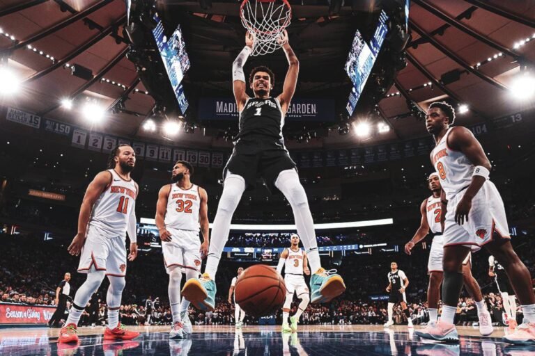 NBA en París: Wembanyama lidera a San Antonio en dos juegos contra Indiana