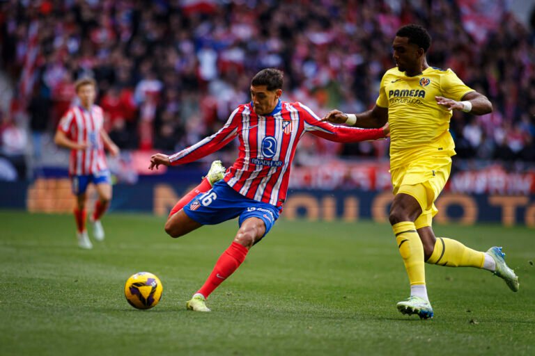 Atlético de Madrid cede puntos ante el Villarreal