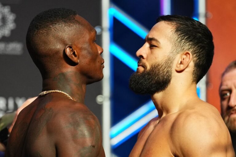 Israel Adesanya busca redención ante Imavov en UFC Fight Night 250