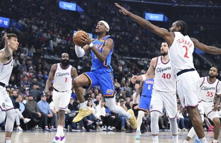 Thunder vence a Clippers y extiende su racha a seis victorias