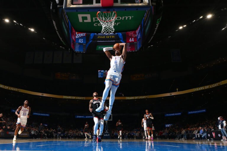 Thunder llega a 50 victorias con exhibición de Shai