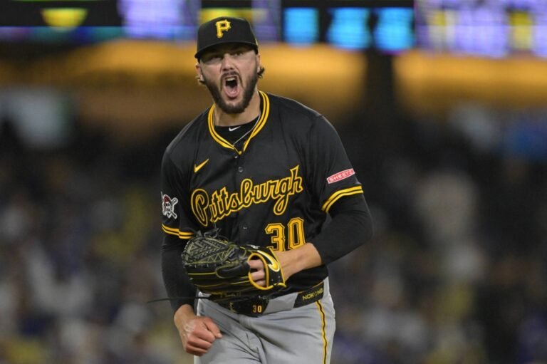 Skenes poncha a nueve y Piratas blanquean a Dodgers