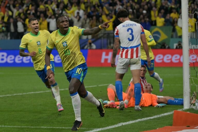 Brasil clasifica al Mundial 2026 con gol de Vinicius