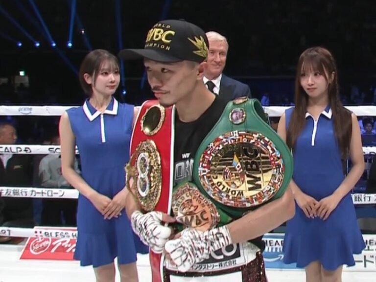 Junto Nakatani unifica los títulos gallo con contundente victoria sobre Ryosuke Nishida