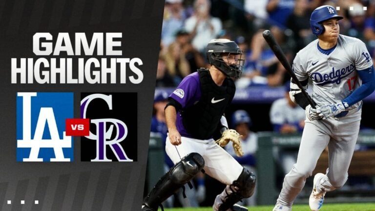 Los Dodgers barren a los Rockies en duelo vespertino (con video)