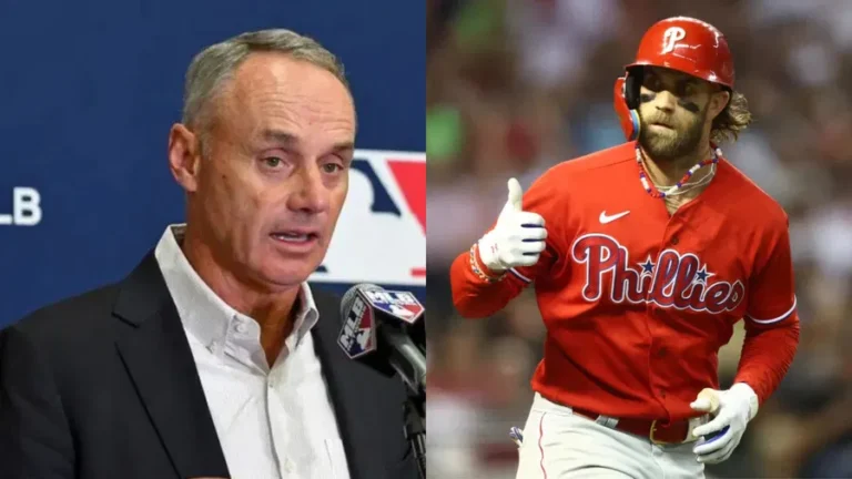 Bryce Harper enfrenta a Rob Manfred por propuesta de tope salarial