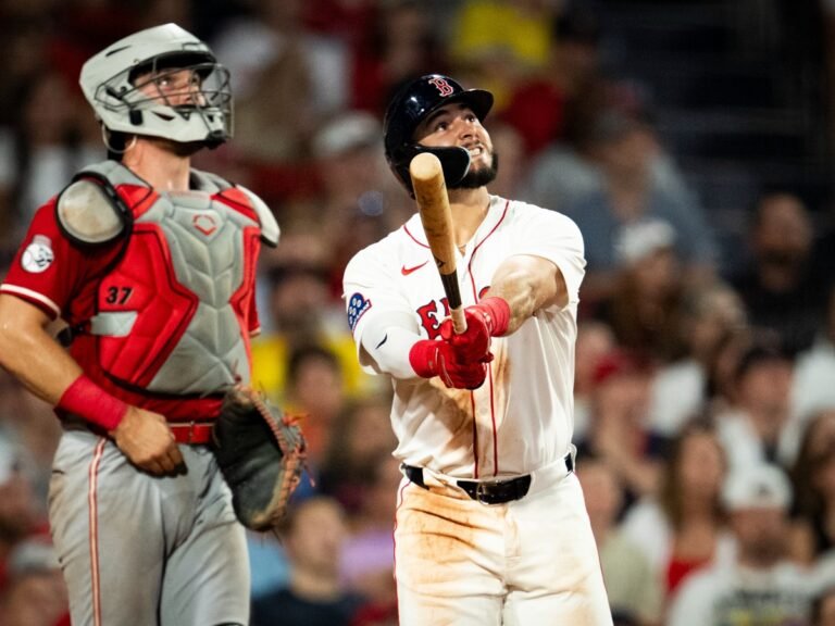 Noche mágica para Wilyer Abreu: jonrón dentro del parque y grand slam en triunfo de Boston