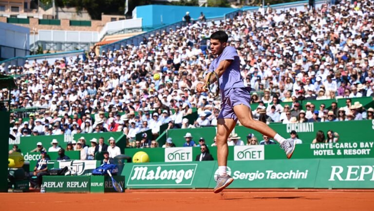 Carlos Alcaraz nominado al “Mejor Punto del Año 2025” por la ATP gracias a una jugada en Montecarlo