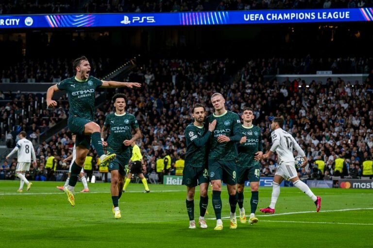 Champions League: Manchester City remonta al Real Madrid en el Bernabéu
