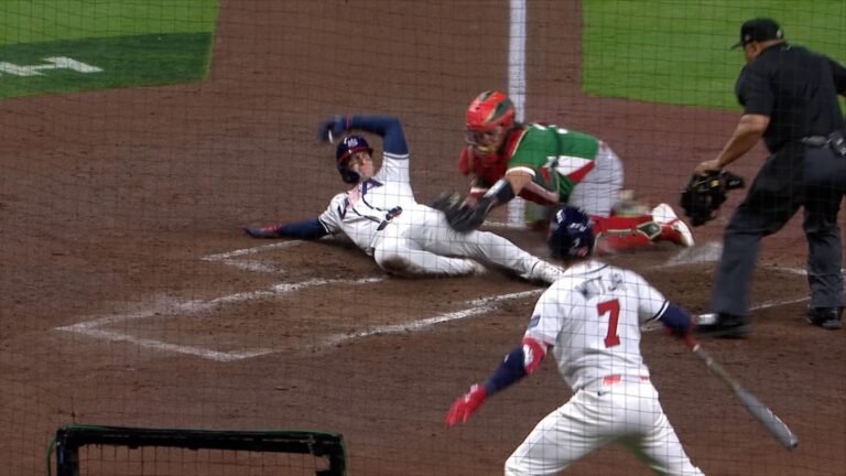 Estados Unidos frena a México y toma ventaja en el Grupo B del Clásico Mundial de Béisbol