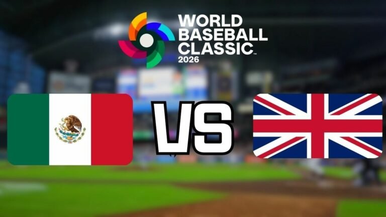 México debuta ante Gran Bretaña en el Clásico Mundial de Béisbol 2026